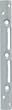 ABUS Angled strike plate SSB400 25x25 CLC/DFNLI