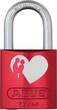 ABUS Padlock aluminium 72/40 red Love Lock 5