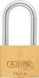 ABUS Padlock brass 75/40HB40 B/DFNLI