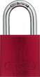 ABUS Padlock aluminium 72/40 red KD Lock-Tag