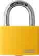 ABUS Padlock aluminium T65AL/40 yellow Lock-Tag