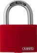 ABUS Padlock aluminium T65AL/40 white KA