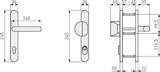 ABUS Door fitting SRG92N ZS F1