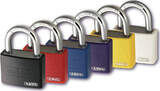 ABUS Padlock aluminium T65AL/40 white KA