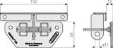 ABUS Hasp 138/150 GateSec™ Hasp