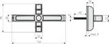 ABUS Double window locks 2420 W AL0089