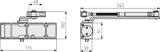 ABUS Door closer AC7023 S DEFSPPNL