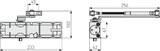 ABUS Door closer AC7124 S DEFSPPNL
