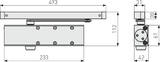 ABUS Door closer AC7303 S DEFSPPNL