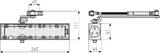 ABUS Door closer AC7436 S DEFSPPNL