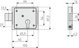 ABUS Rim lock for profile cylinders ASS PZ