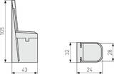 ABUS Additional window lock BS84 B CLC/DFNLI