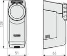 ABUS Wireless door lock actuator HomeTec Pro CFA3000 S