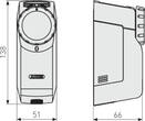 ABUS Bluetooth® door lock drive HomeTec Pro CFA3100 black