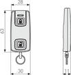 ABUS Wireless remote control HomeTec Pro CFF3000 silver