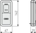 ABUS Bluetooth® finger scanner HomeTec Pro CFS3100 white