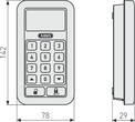 ABUS Wireless keypad HomeTec Pro CFT3000 white