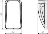 ABUS Visual cover wireless keypad HomeTec Pro CSS3000 white