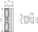 ABUS Additional roof-window lock DF88 B AL0089