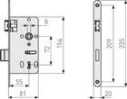 ABUS Mortice Lock ES BB universal S