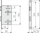 ABUS ES PZ2 L G 55 72 18