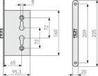ABUS ES SI PZ LR Z 65 72 20 SB