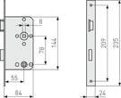 ABUS ES WC R S 55 78 24 SB