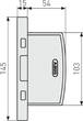 ABUS Hinge-side lock FAS97 W SB