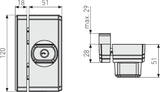 ABUS Additional window lock FTS96 W B/SB