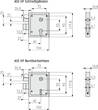 ABUS Rim lock with rising latch ASS HF PZ CL/DFNLI