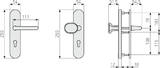 ABUS Door fitting KLT512 F1 FS