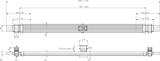 ABUS Reinforced door bar PR2660 B