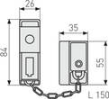 ABUS Door chain SK79 W B/DFNLI