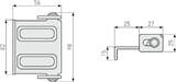 ABUS Additional window lock SW2 W
