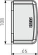 ABUS Hinge side lock (hinge side) TAS112 B
