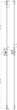 ABUS Multi-point door lock set of bars 2,0m / 2,0m W