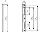 ABUS WSBHT190 LR G 20x8 SB