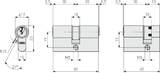 ABUS door cylinder TI12ST 10/30 service without key