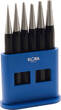 ELORA Drift Punch Set in a metal case, 6-pcs., ELORA-264K