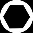 ELORA Impact Socket 1.1/2", hexagon, ELORA-793-80 mm