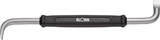 ELORA Offset key with plastic handle, plain slot, ELORA-740-4