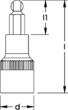 ELORA Screwdriver Socket 1/2" inside hexagon with ball end, ELORA-3210-KUL 8