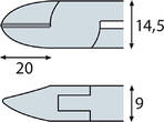 ELORA Electronic Side Cutter ESD with bevel, ELORA-4560-M E 2K