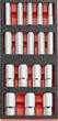 FACOM Modul - Steckschluessel 1/2Z, 13-tlg