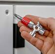 KNIPEX KNIPEX 00 11 02 Control Cabinet Key for all standard cabinets and shut-off systems 44 mm