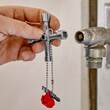 KNIPEX KNIPEX 00 11 03 Control Cabinet Key for all standard cabinets and shut-off systems 76 mm