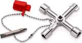 KNIPEX KNIPEX 00 11 03 Control Cabinet Key for all standard cabinets and shut-off systems 76 mm
