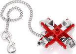 KNIPEX KNIPEX 00 11 06 Universal Key for all standard cabinets and shut-off systems 90 mm (self-service card/blister)