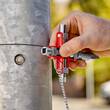 KNIPEX KNIPEX 00 11 06 V01 Universal Key "Construction" for all standard cabinets and shut-off systems 90 mm (self-service card/