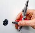 KNIPEX KNIPEX 00 11 06 V01 Universal Key "Construction" for all standard cabinets and shut-off systems 90 mm (self-service card/